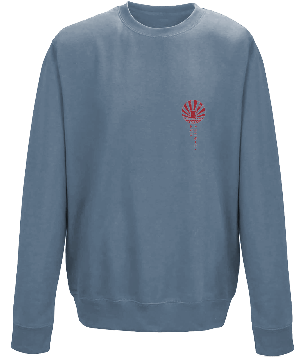 Sweatshirt: T&T Sun and Sea Badge [Japanese Style Print] [B+F]