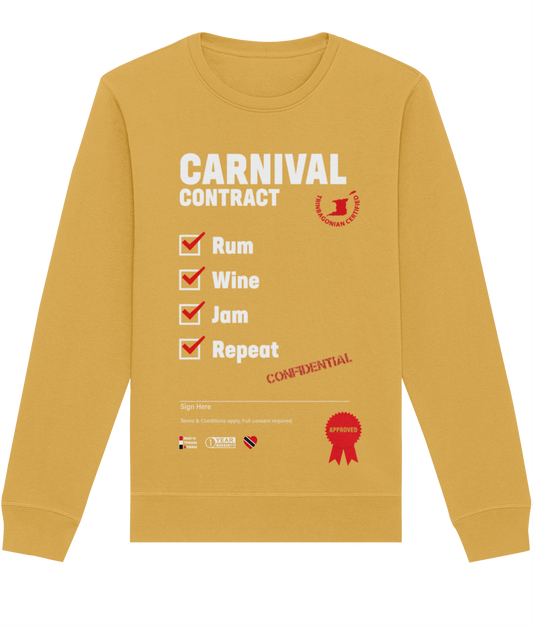 Roller Sweatshirt: Carnival Contract [on drk]