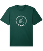 Relaxed Heavy T-shirt: HYMC Badge [Centre]