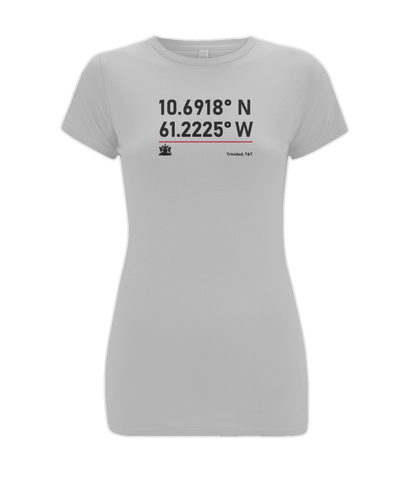 Women's Stretch T-Shirt: Trinidad GPS