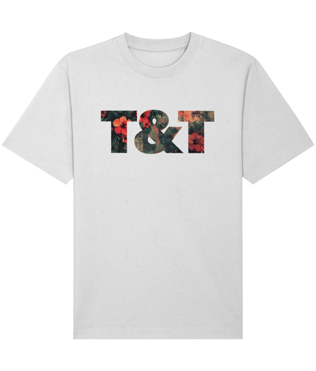 Relaxed Heavy T-shirt: T&T Hibiscus