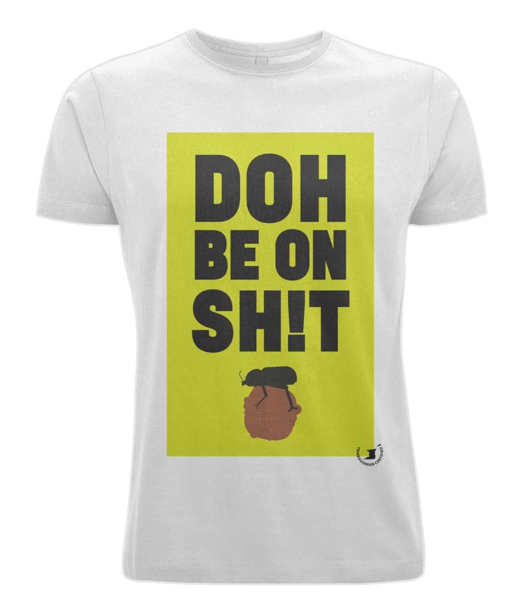 Men's Stretch T-Shirt: Doh be on sh!t [Trinbagonian Certified]