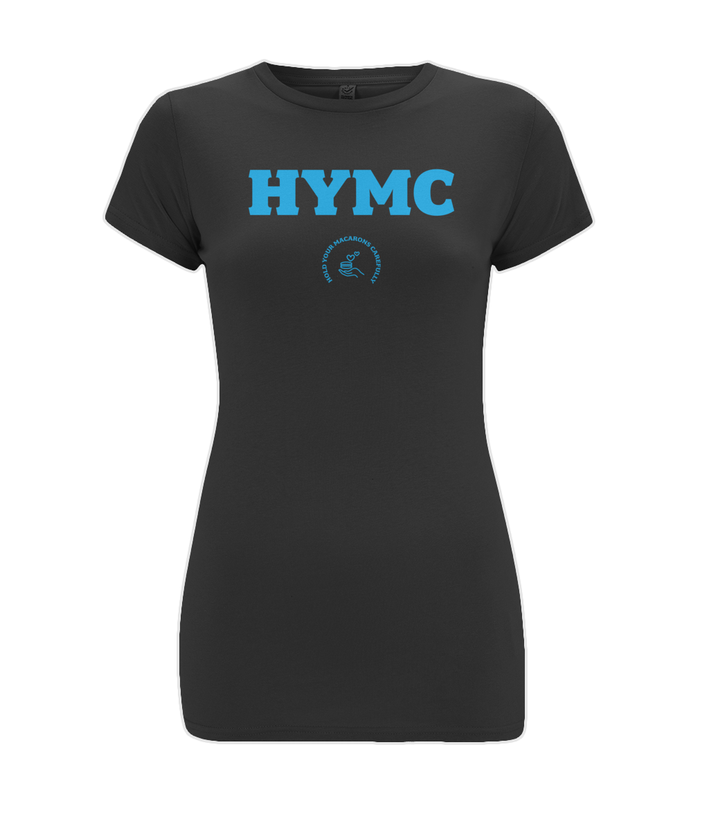 Women's Stretch T-Shirt: HYMC [Cyan]