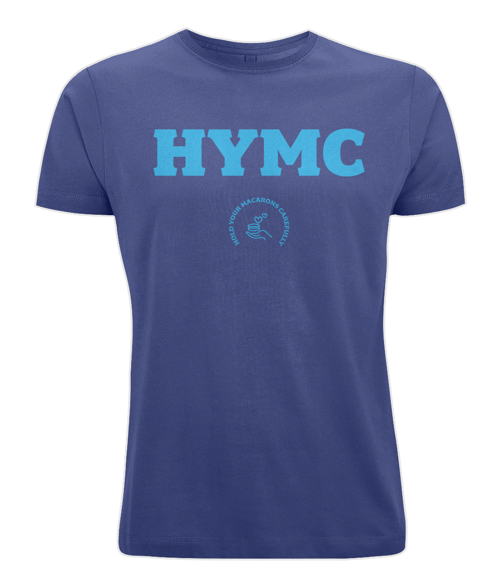 Men's Stretch T-Shirt: HYMC [Cyan]