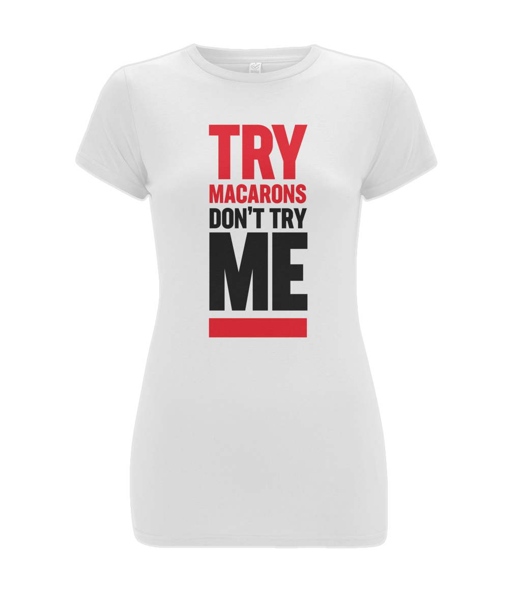 Women's Stretch T-Shirt: Try Macarons