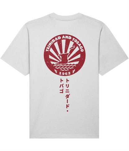 Relaxed Heavy T-shirt: T&T Sun and Sea Badge [Japanese Style Print] [B+F]