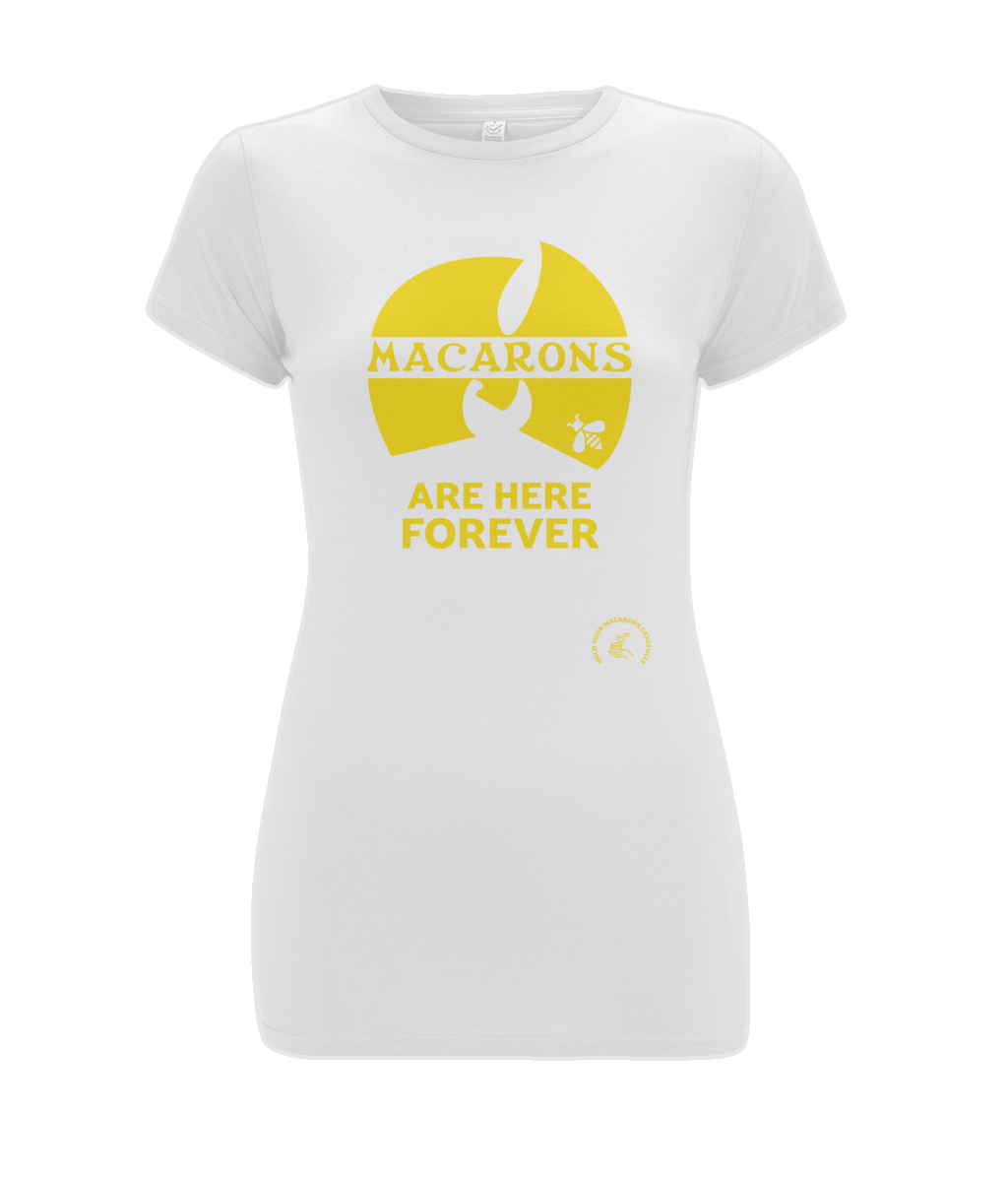 Women's Stretch T-Shirt: Mac-Tang Clan - Macarons forever