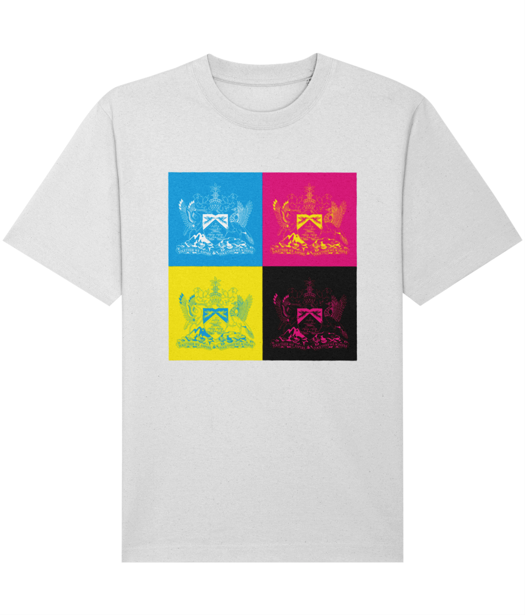 Relaxed Heavy T-shirt: T&T Coat of Arms [Pop]