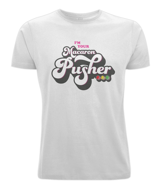 Men's Stretch T-Shirt: Macaron Pusher