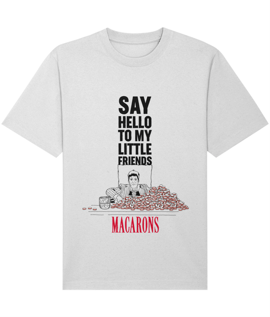 Relaxed Heavy T-shirt: Macarons - Say Hello to My Little Friends