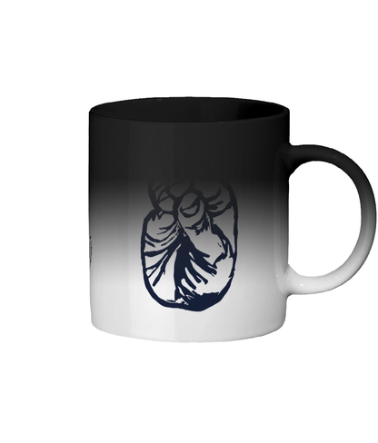Heat Changing Ceramic Meggie Mug [Left-handed]