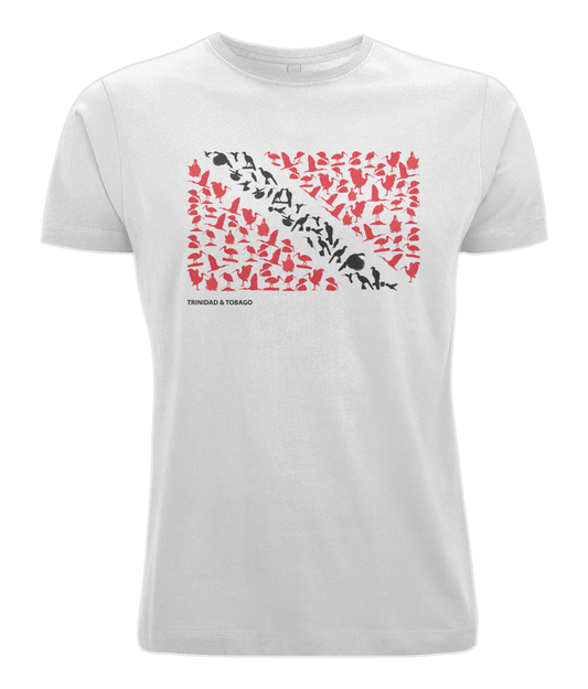 Men's Stretch T-Shirt: T&T National Birds flag