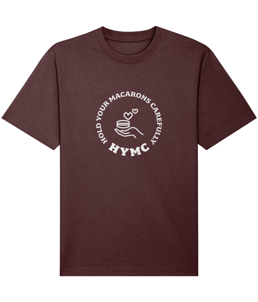 Relaxed Heavy T-shirt: HYMC Badge [Centre]
