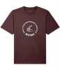 Relaxed Heavy T-shirt: HYMC Badge [Centre]