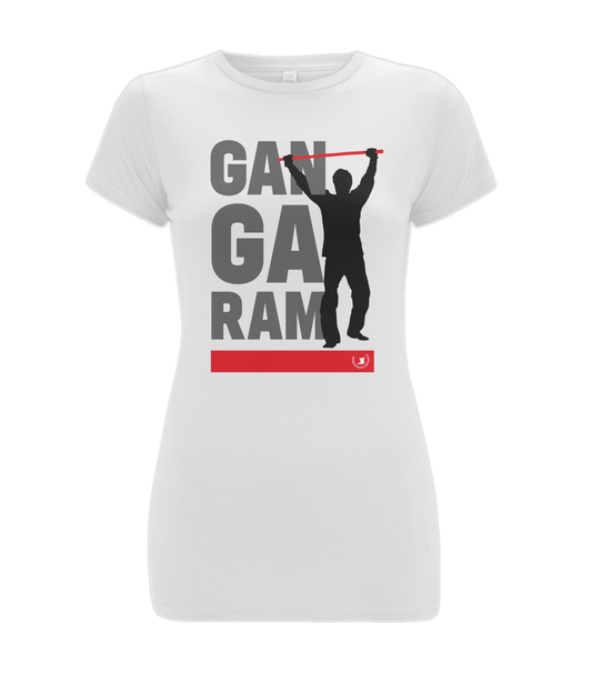 Women's Stretch T-Shirt: Gangaram [Stick Fighting]