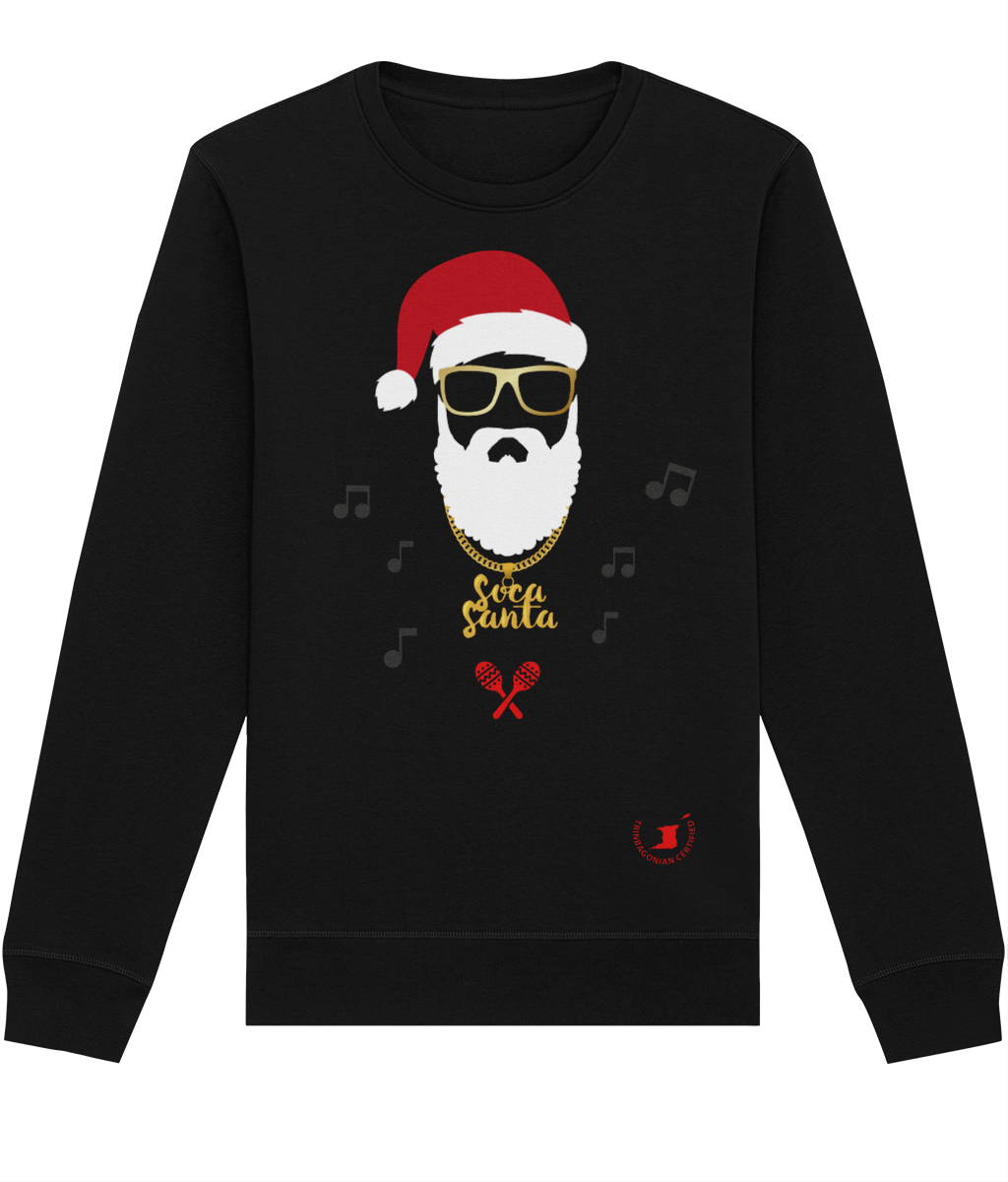 Roller Sweatshirt: Soca Santa 2