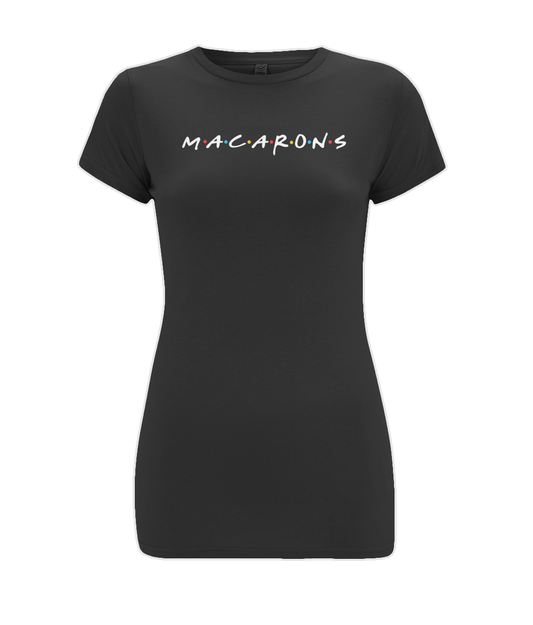 Women's Stretch T-Shirt: M.A.C.A.R.O.N.S