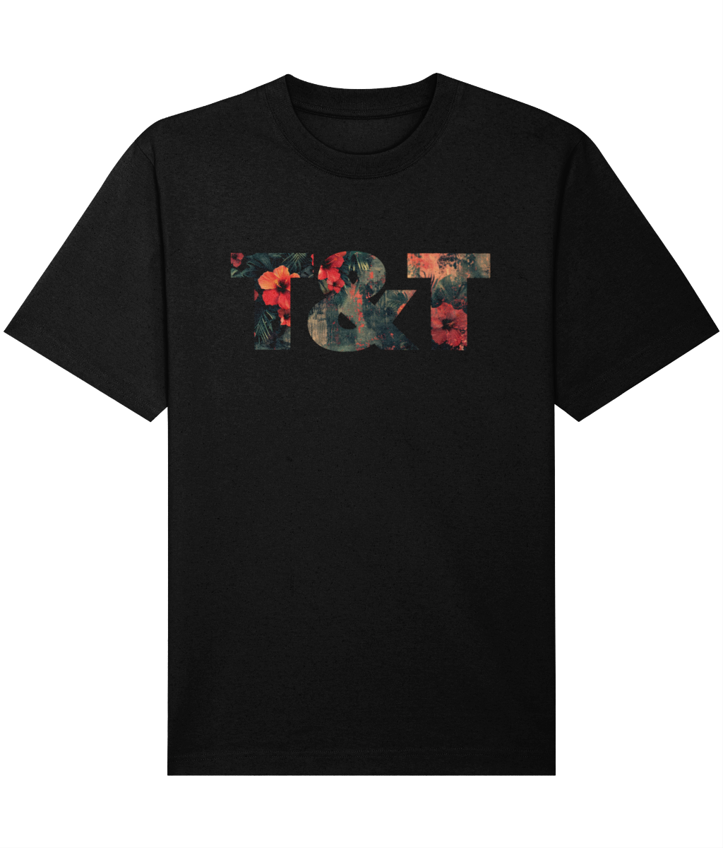 Relaxed Heavy T-shirt: T&T Hibiscus