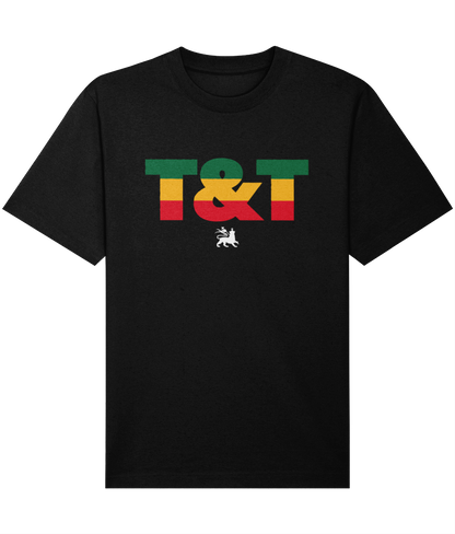Relaxed Heavy T-shirt: T&T Ice Gold and Green