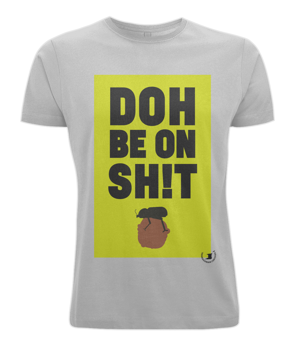 Men's Stretch T-Shirt: Doh be on sh!t [Trinbagonian Certified]