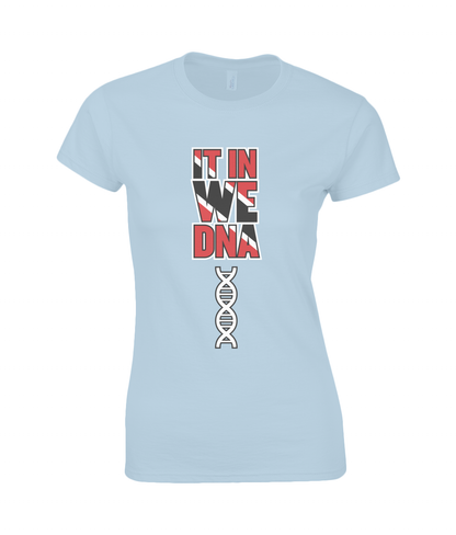 Women's Premium Cotton T-Shirt: T&T DNA  [Red/White/Black]