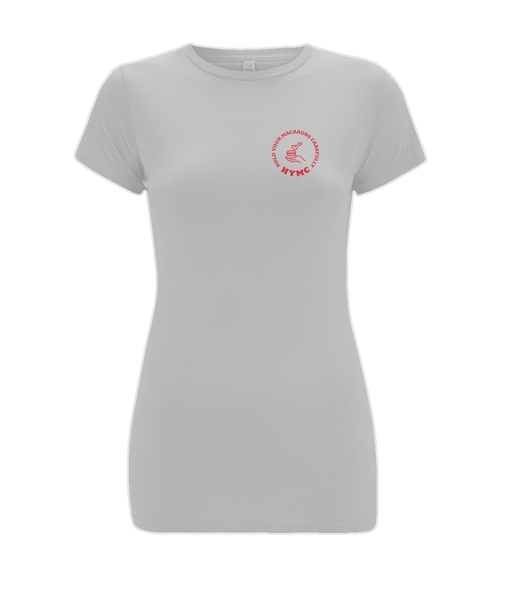 Women's Stretch T-Shirt: HYMC Pocket Design [Red]