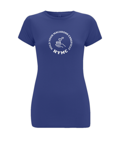 Women's Stretch T-Shirt: HYMC Badge [Centre]