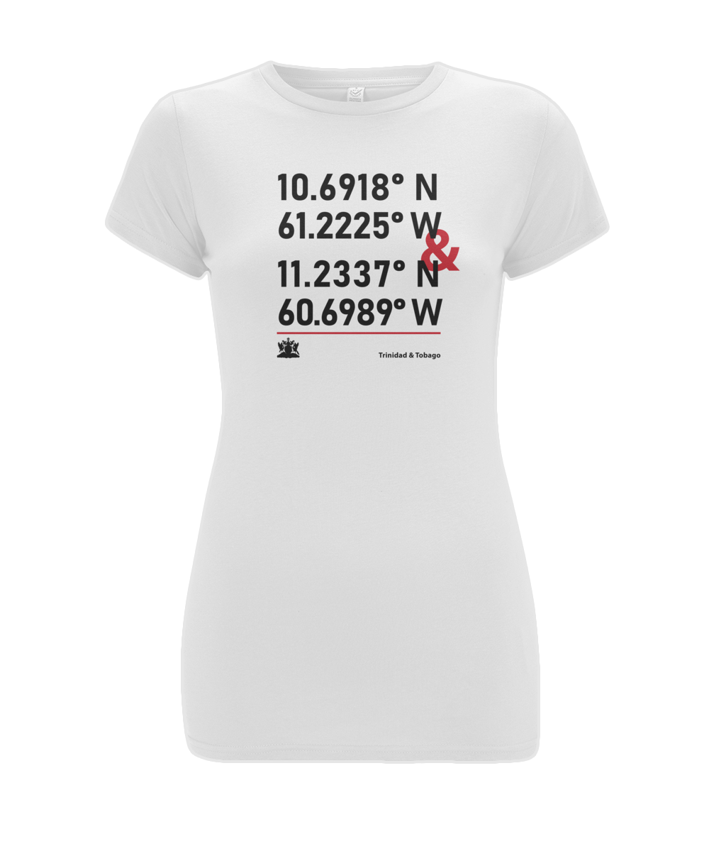 Women's Stretch T-Shirt: Trinidad & Tobago GPS