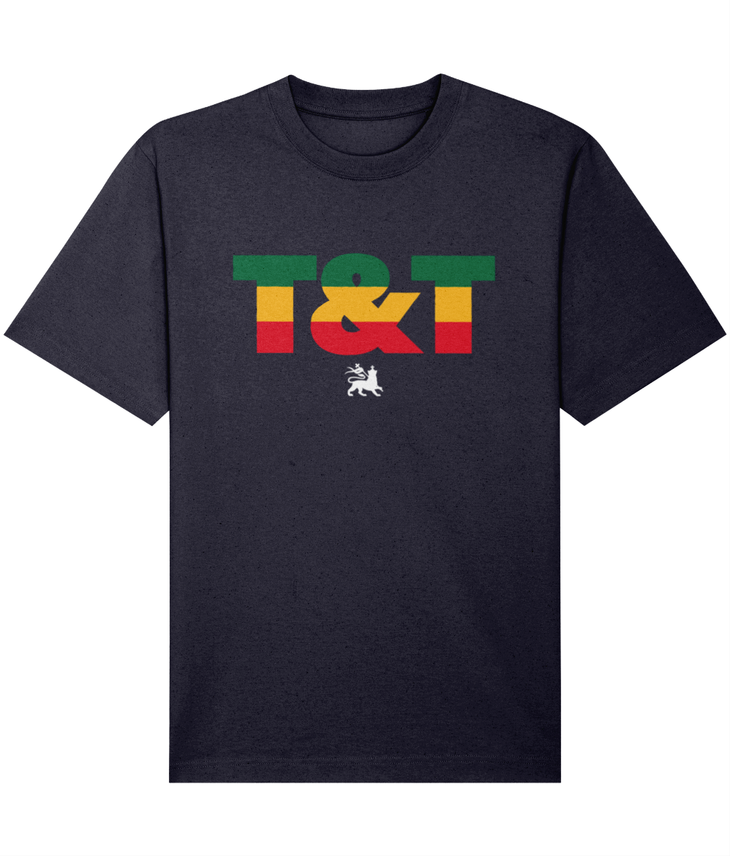 Relaxed Heavy T-shirt: T&T Ice Gold and Green