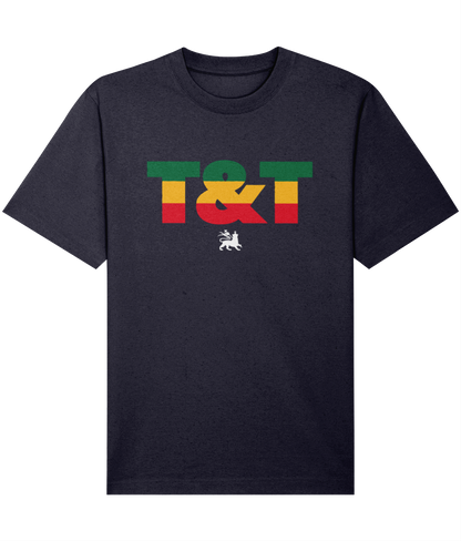 Relaxed Heavy T-shirt: T&T Ice Gold and Green