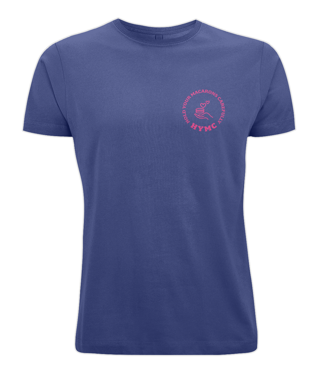 Men's Stretch T-Shirt: HYMC Pocket Design [Pink]