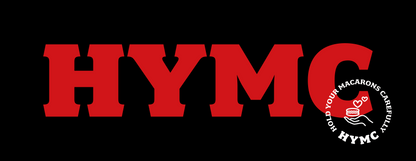Builders Mug: HYMC [Hold Your Macarons Carefully] [Black/Red/White]
